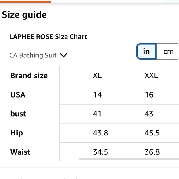 Laphee Rose One Piece Swimsuit Tummy Control Ruched Blue Size XXL New - Picture 14 of 16